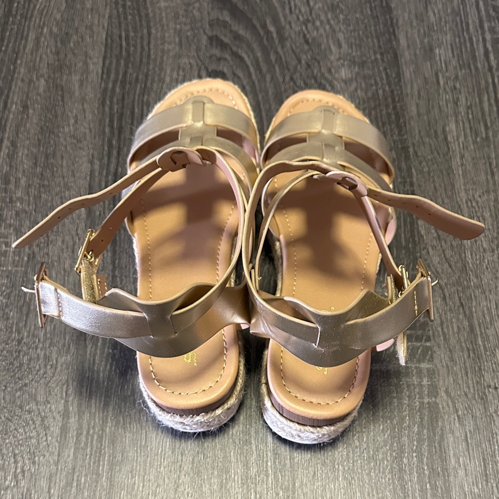 Soda Metallic Espadrille Sandals - Picture 3 of 6